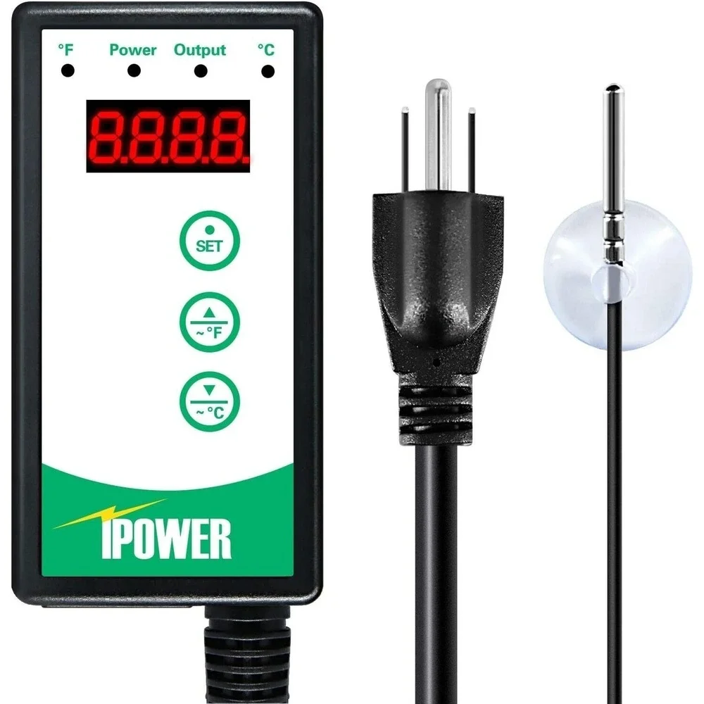 iPower‎ Digital Heat Mat Thermostat Controller Seed Germination Reptiles Brewing